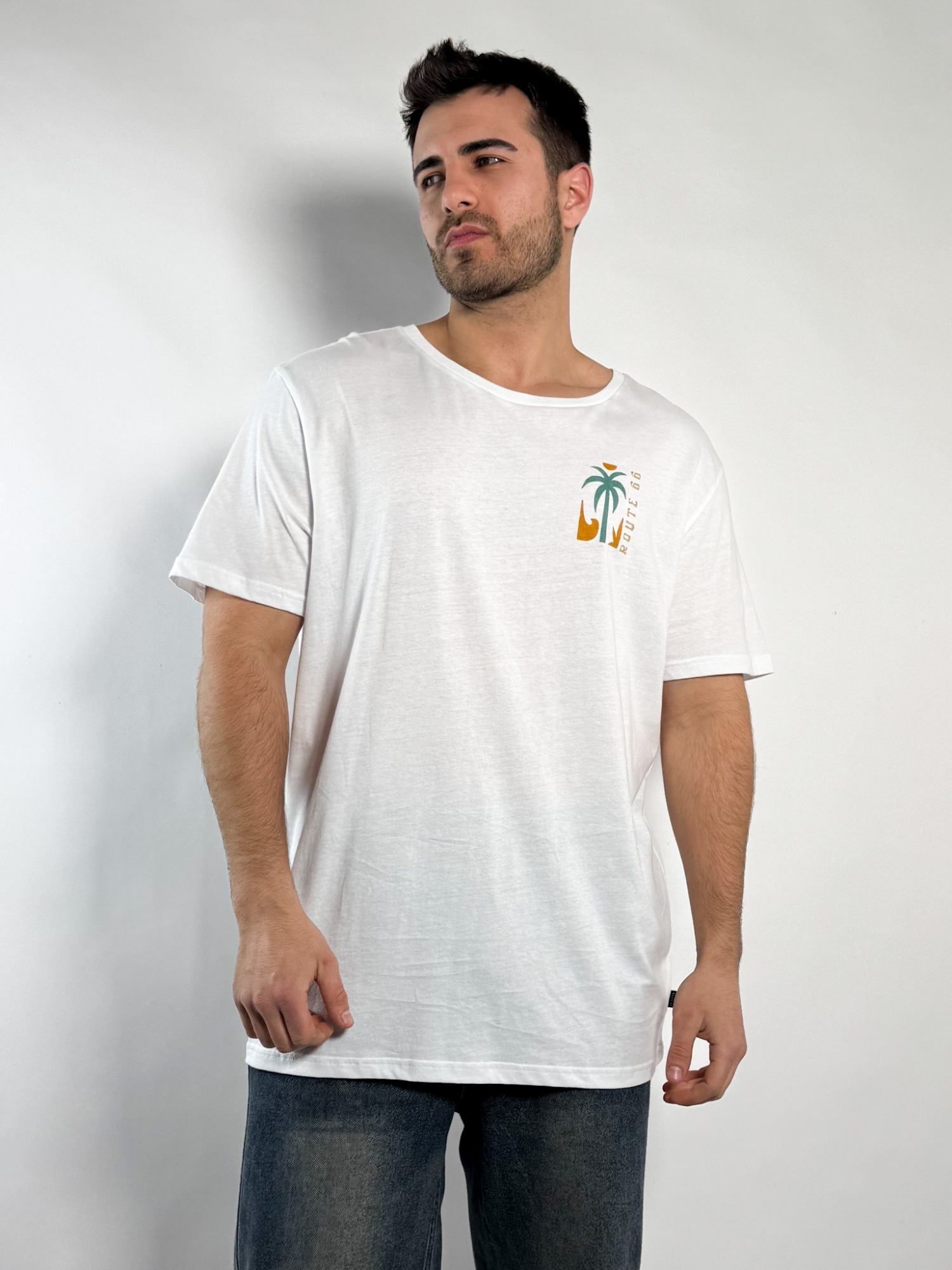 Remera oversize con estampa Mayer 