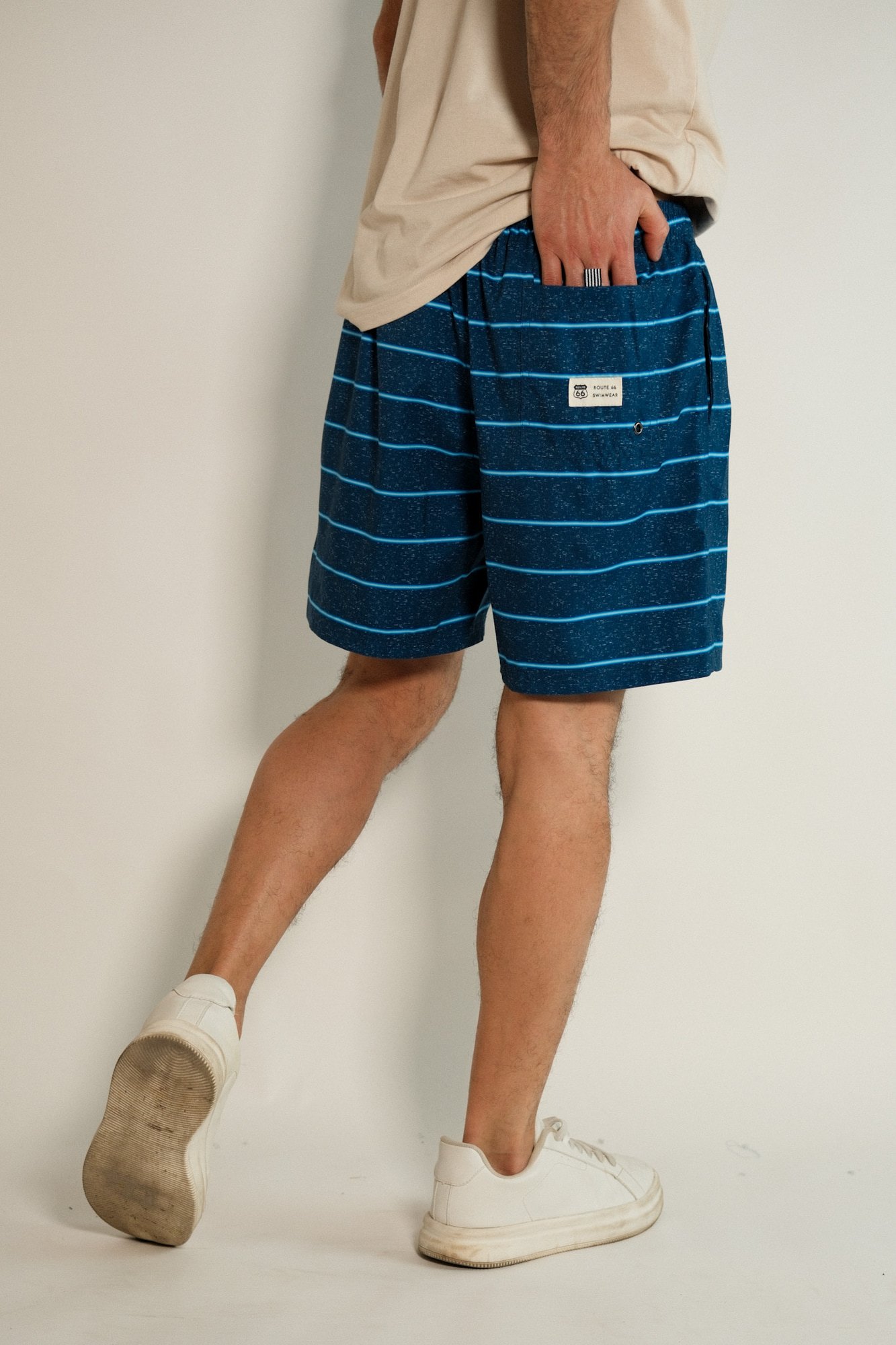 Short de baño estampado Macao