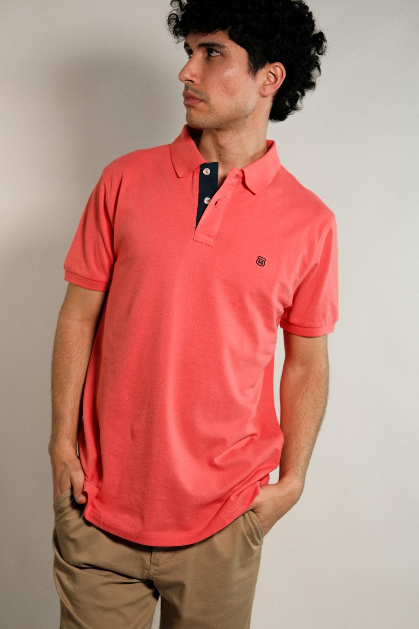 Remera polo pique lisa Lux