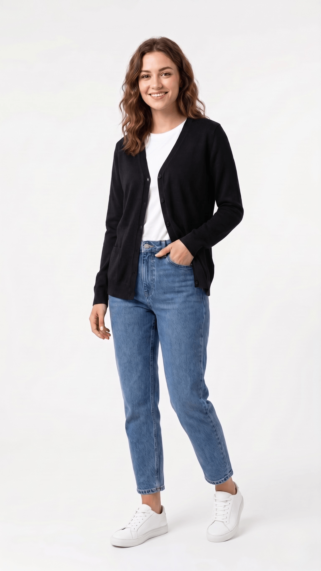 Saco fino con botones Begonia 