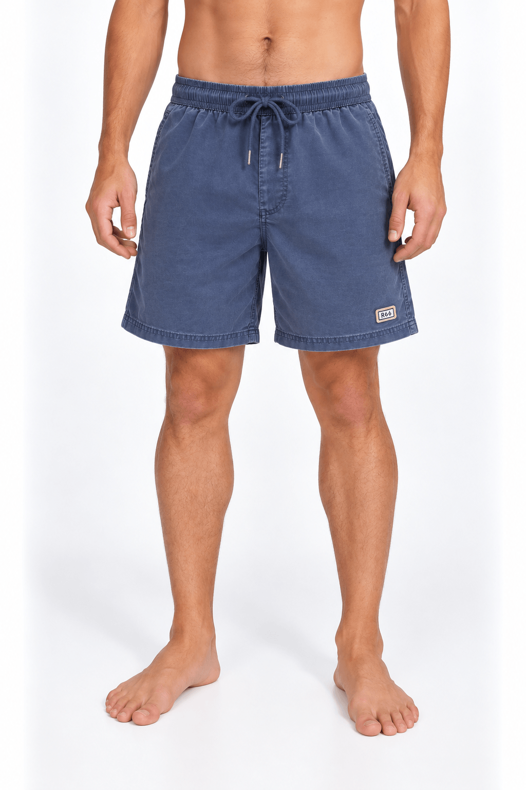 Short de baño liso Acid Wash Avici
