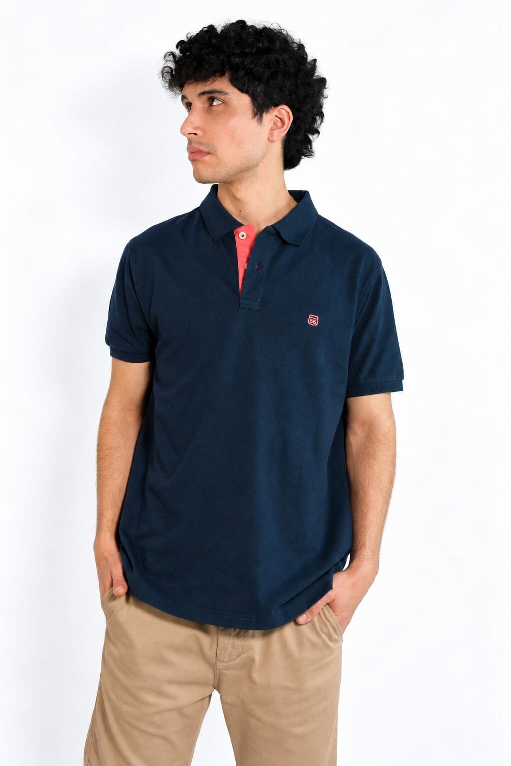 Remera polo pique lisa Lux