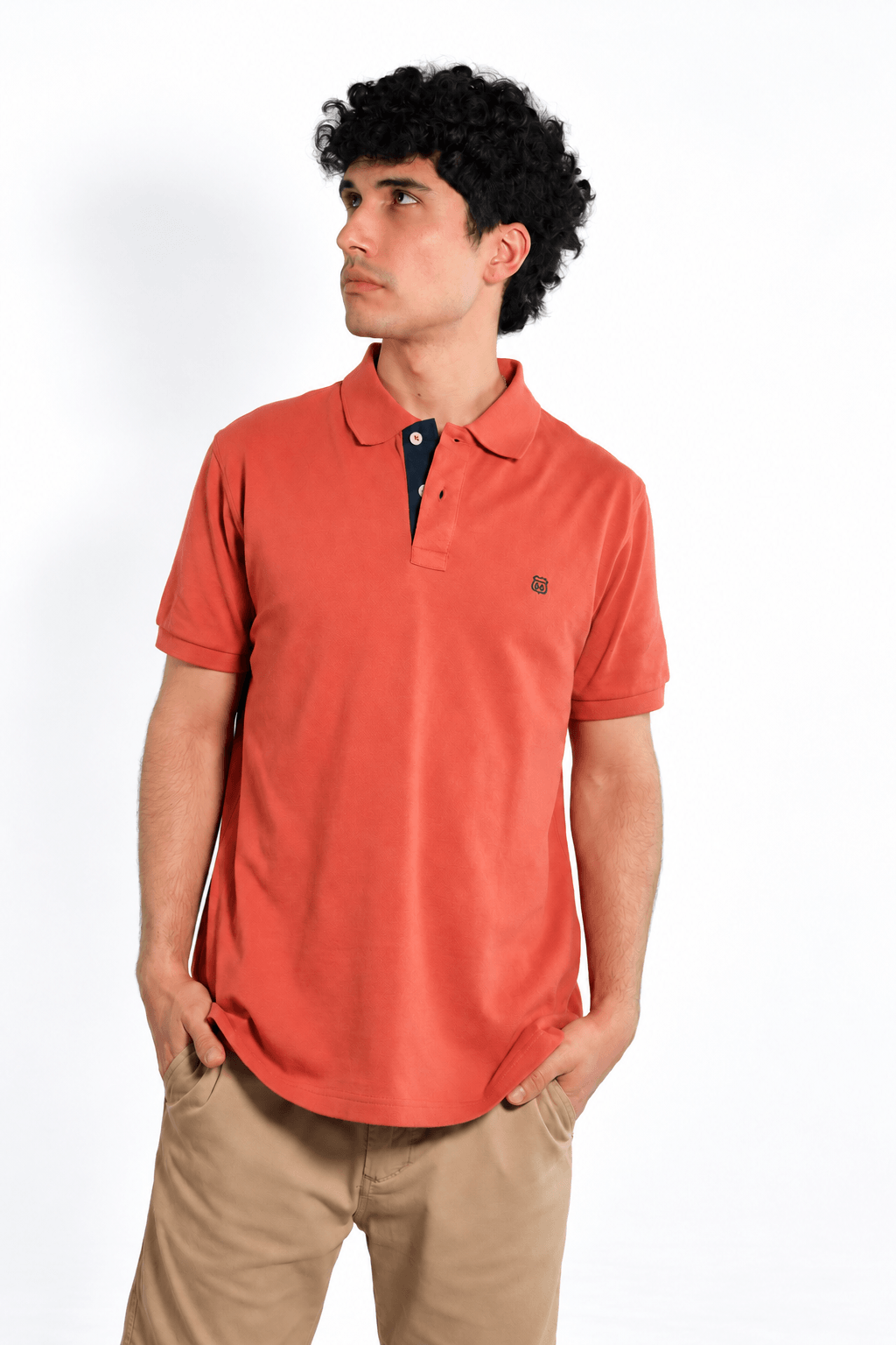Remera polo pique lisa Lux