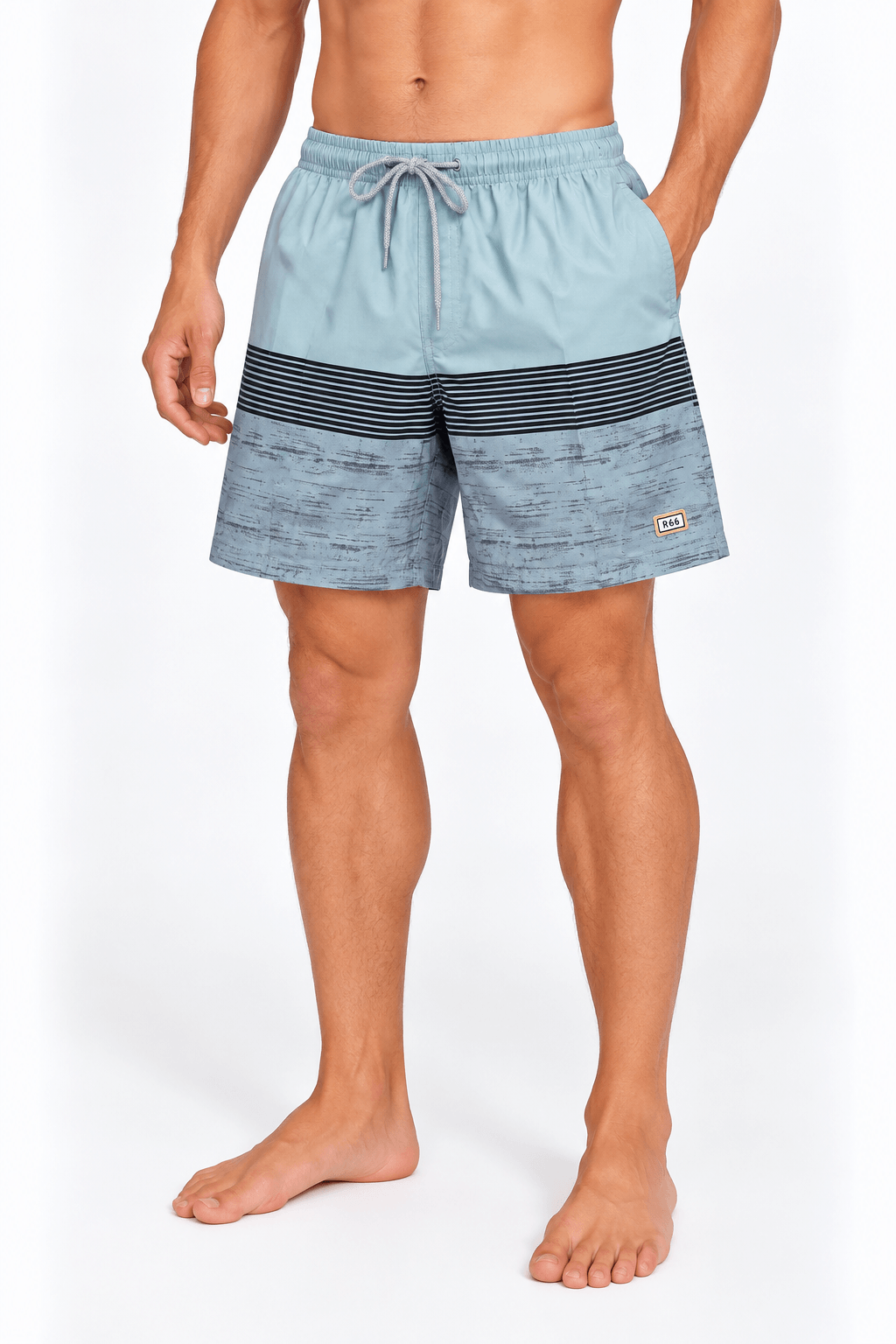 Short de baño estampado Abao