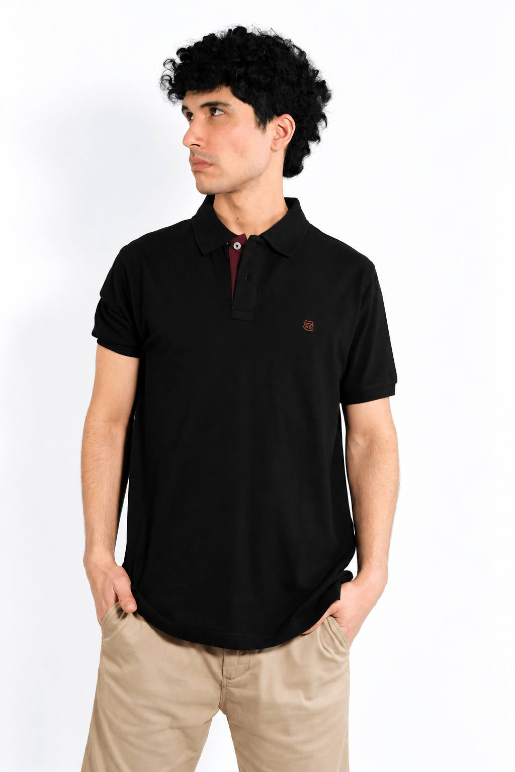 Remera polo pique lisa Lux