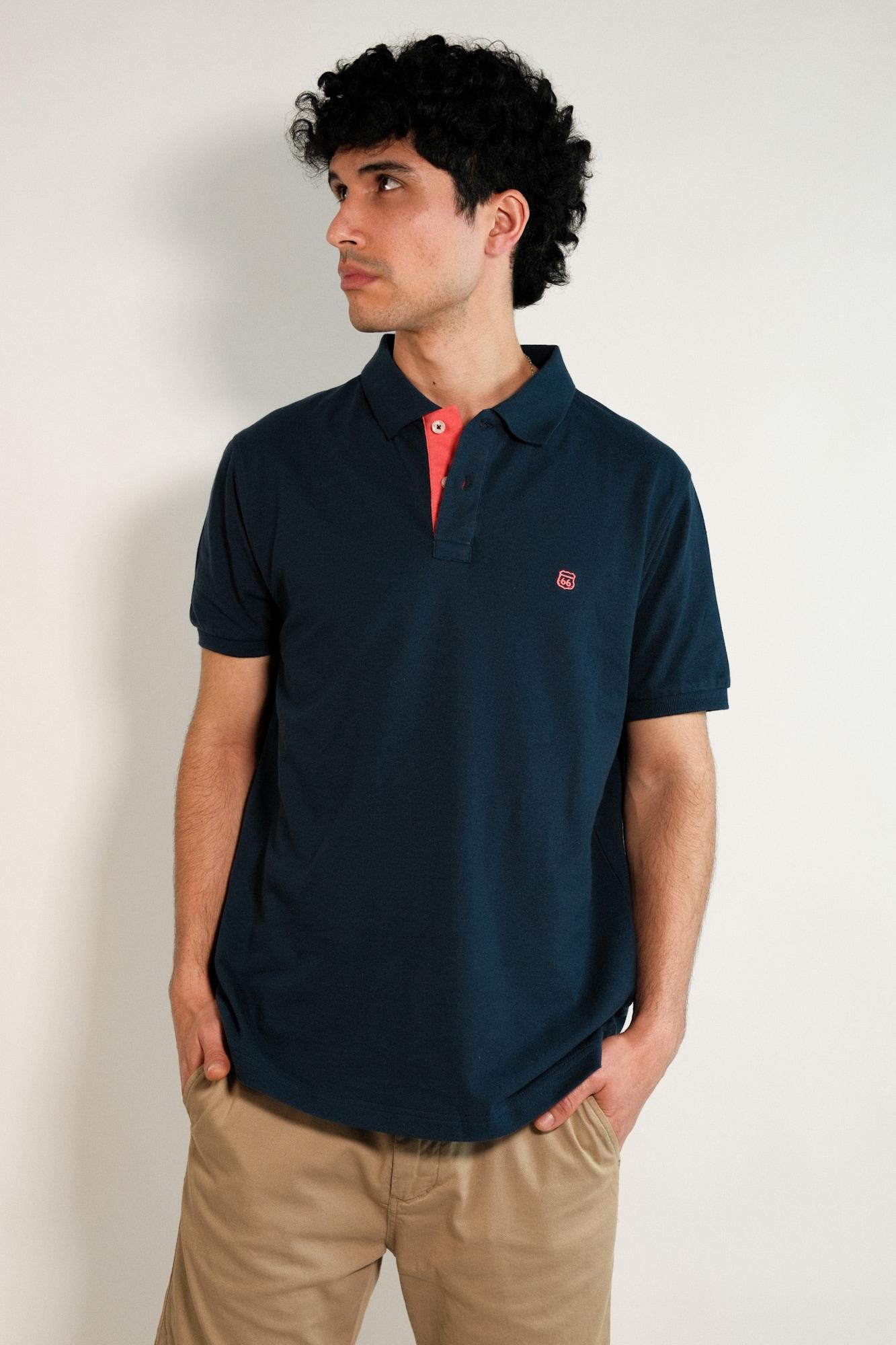 Remera polo pique lisa Lux