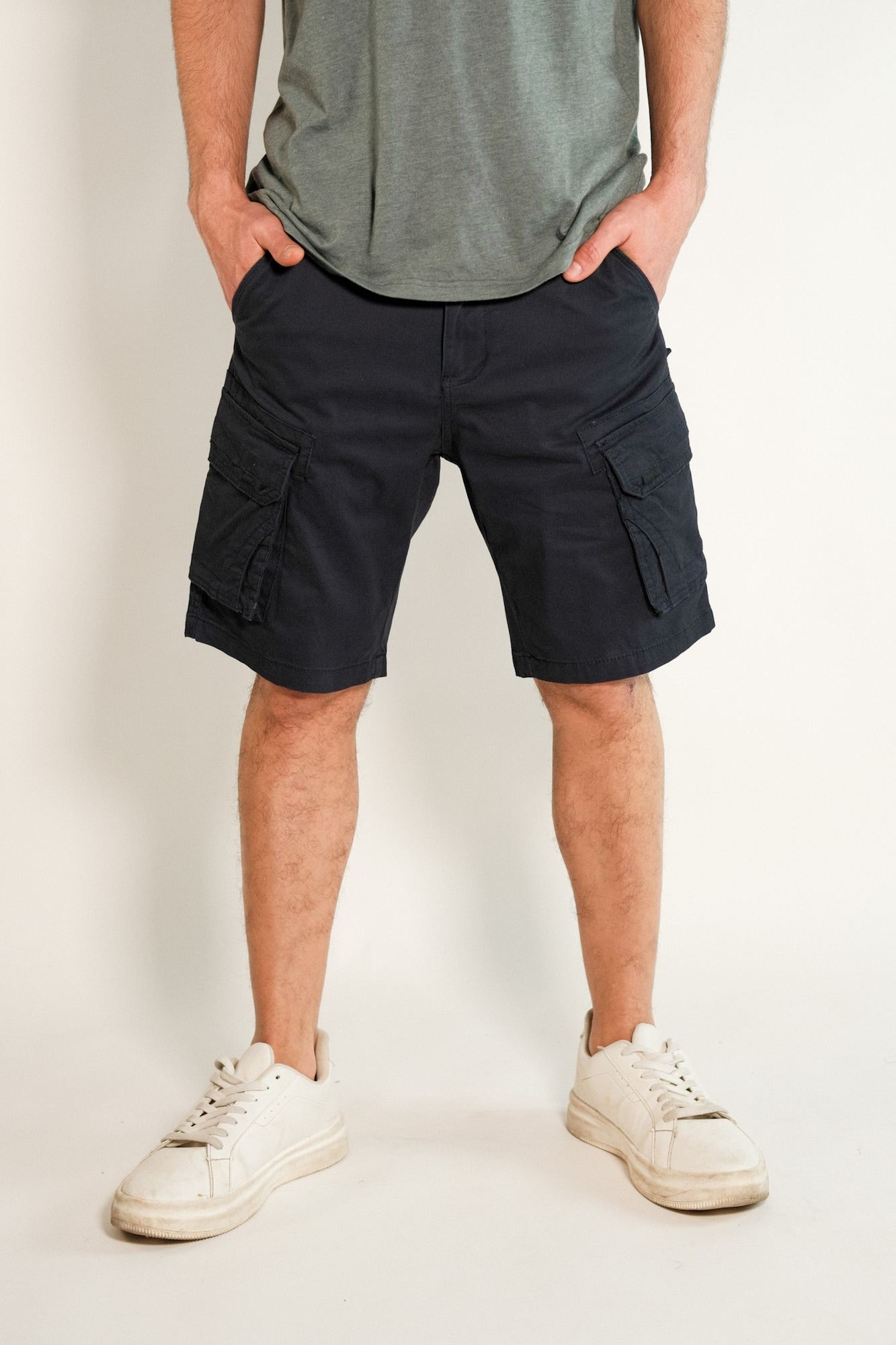 Bermuda cargo de gabardina con lycra Marsella