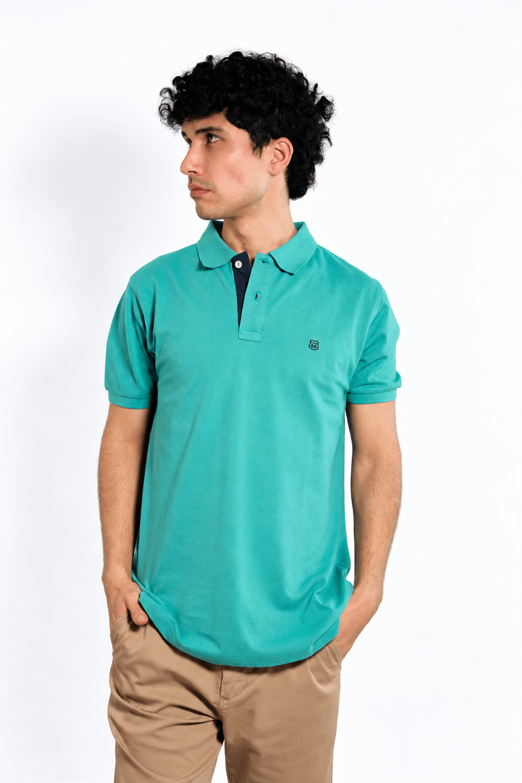 Remera polo pique lisa Lux