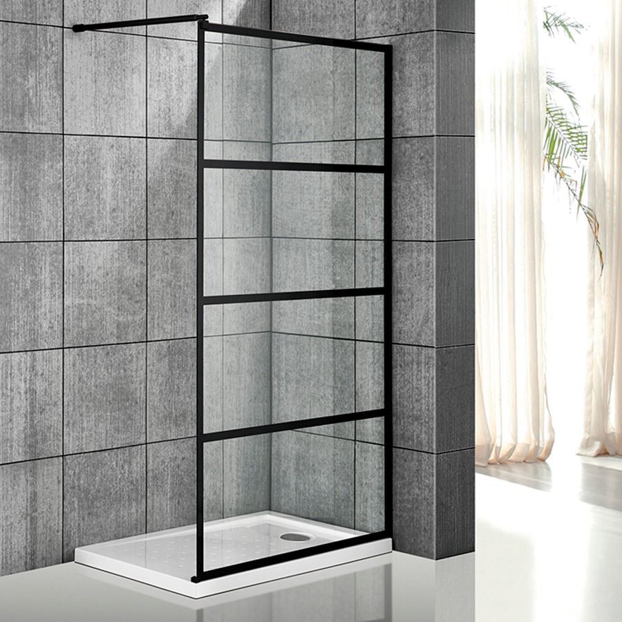 Mampara lines Black