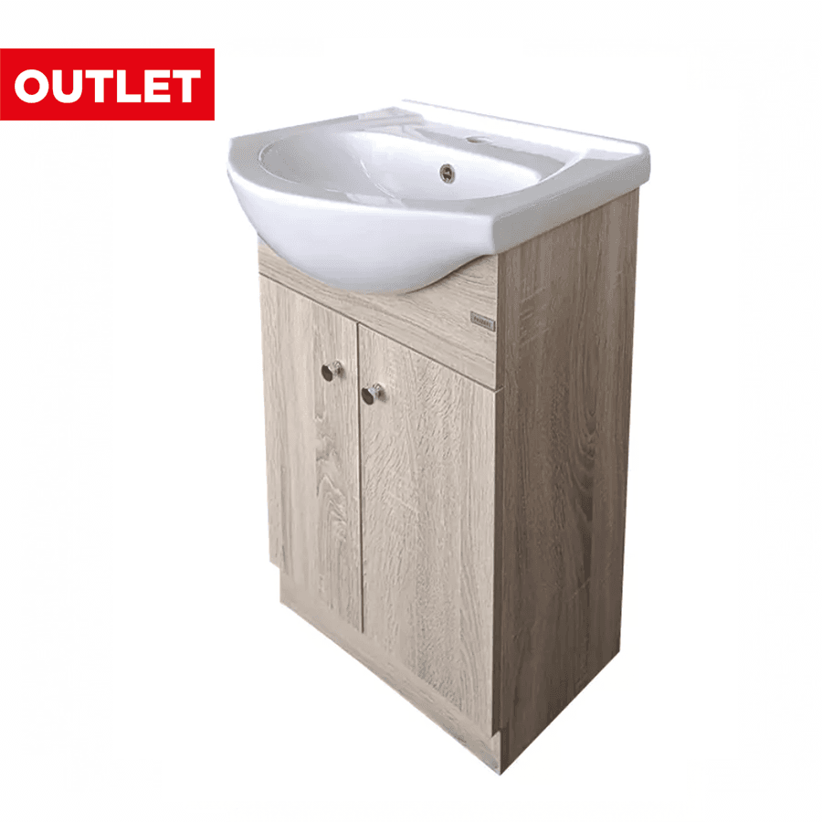 Mueble con mesada 2 puertas