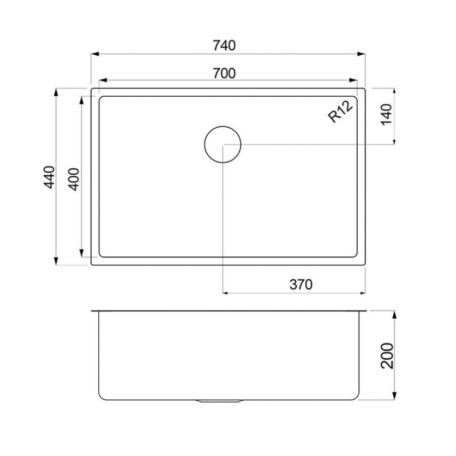 Pileta Flush Rectangular