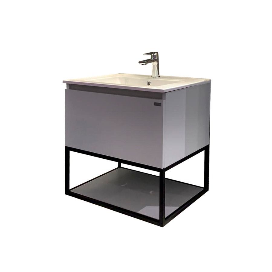 Mueble Aereo con Mesada Black Frame