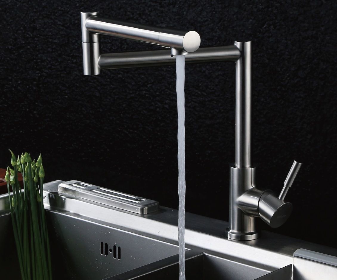 Grifo Mesada Articulable Miami Inox