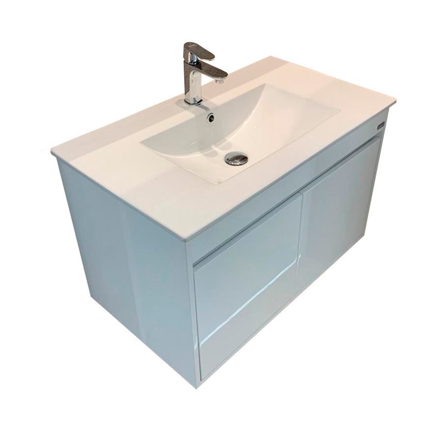 Mueble con mesada 2 puertas recto