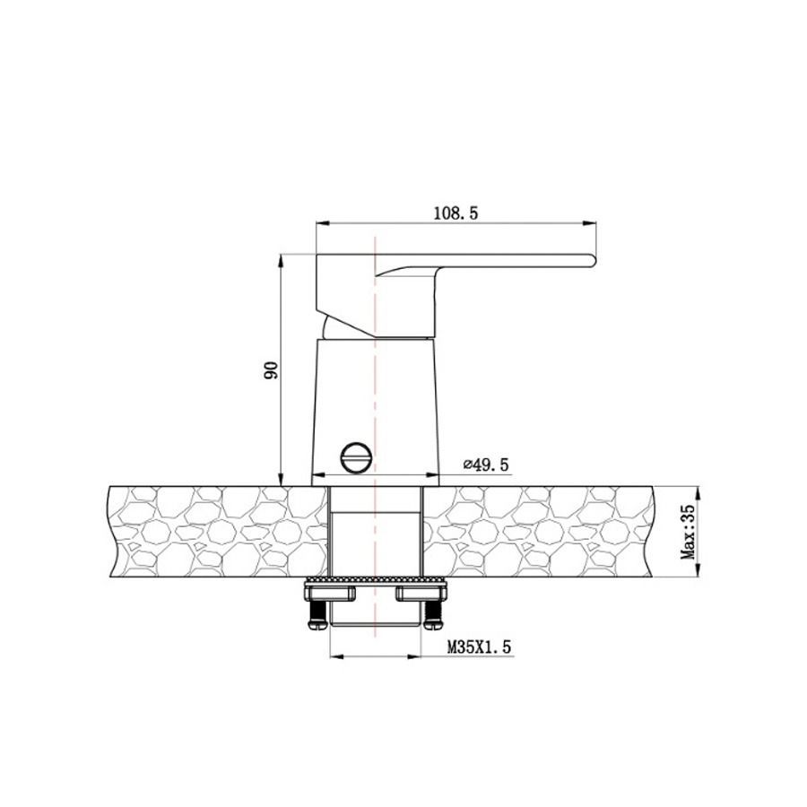 Bidet con Transferencia Icon Inox