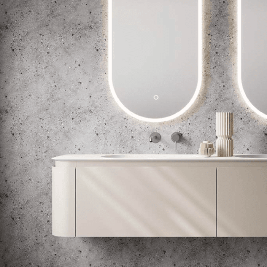 Mueble Grant Lacca + Mesada Solid Surface