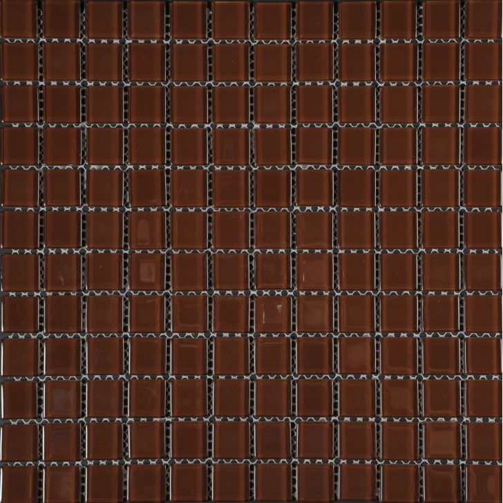 Mosaico Vidrio Marrón