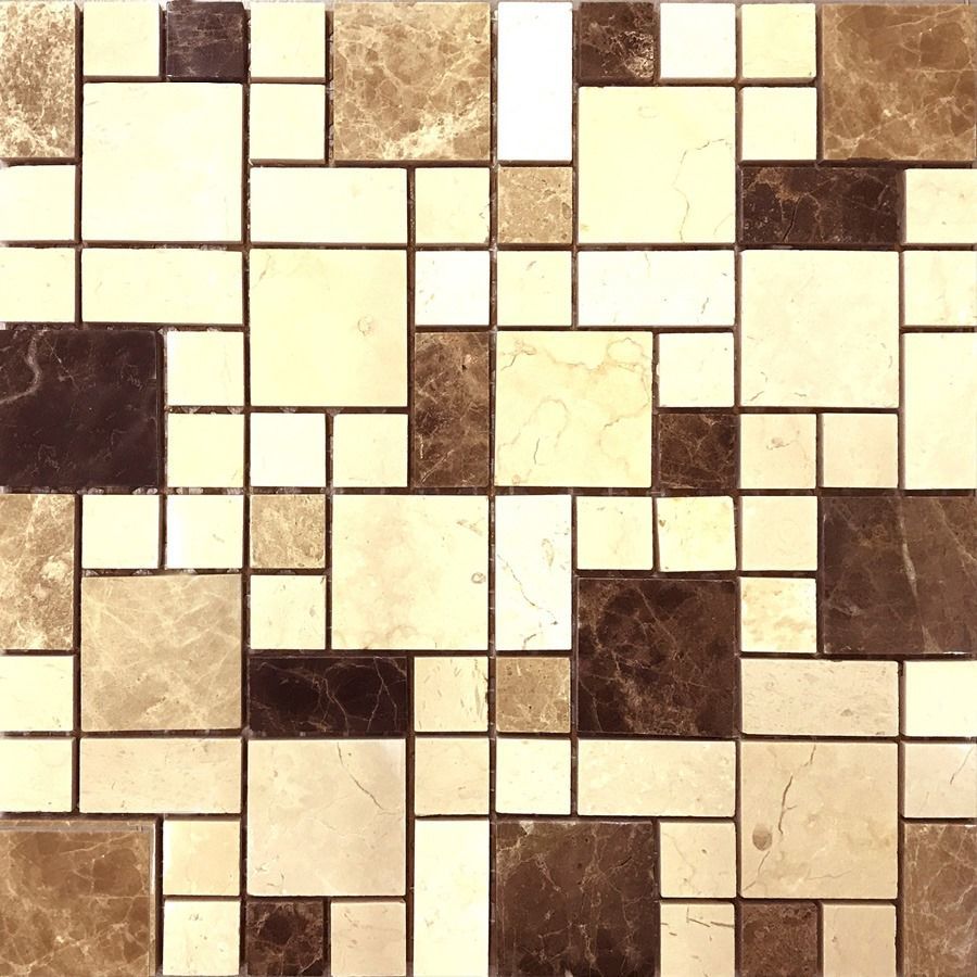 Mosaico Mármol Marrón