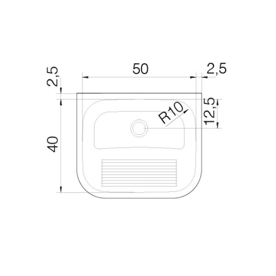 Lavadero para pared