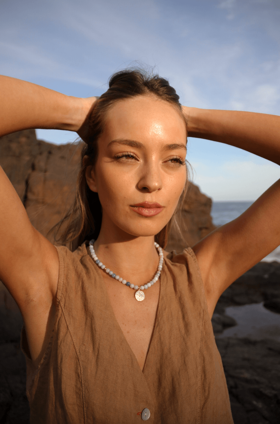 Collar Aguamarina
