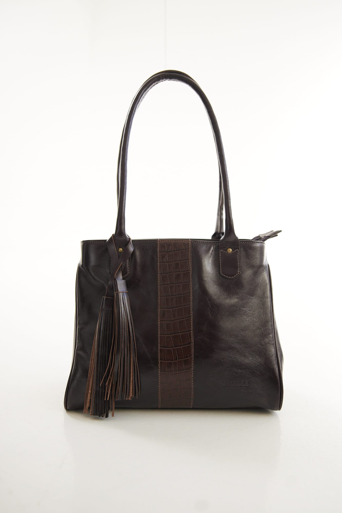 CARTERA CON 2 DIVISIONES Y TIRA AL MEDIO CROCCO 17923701