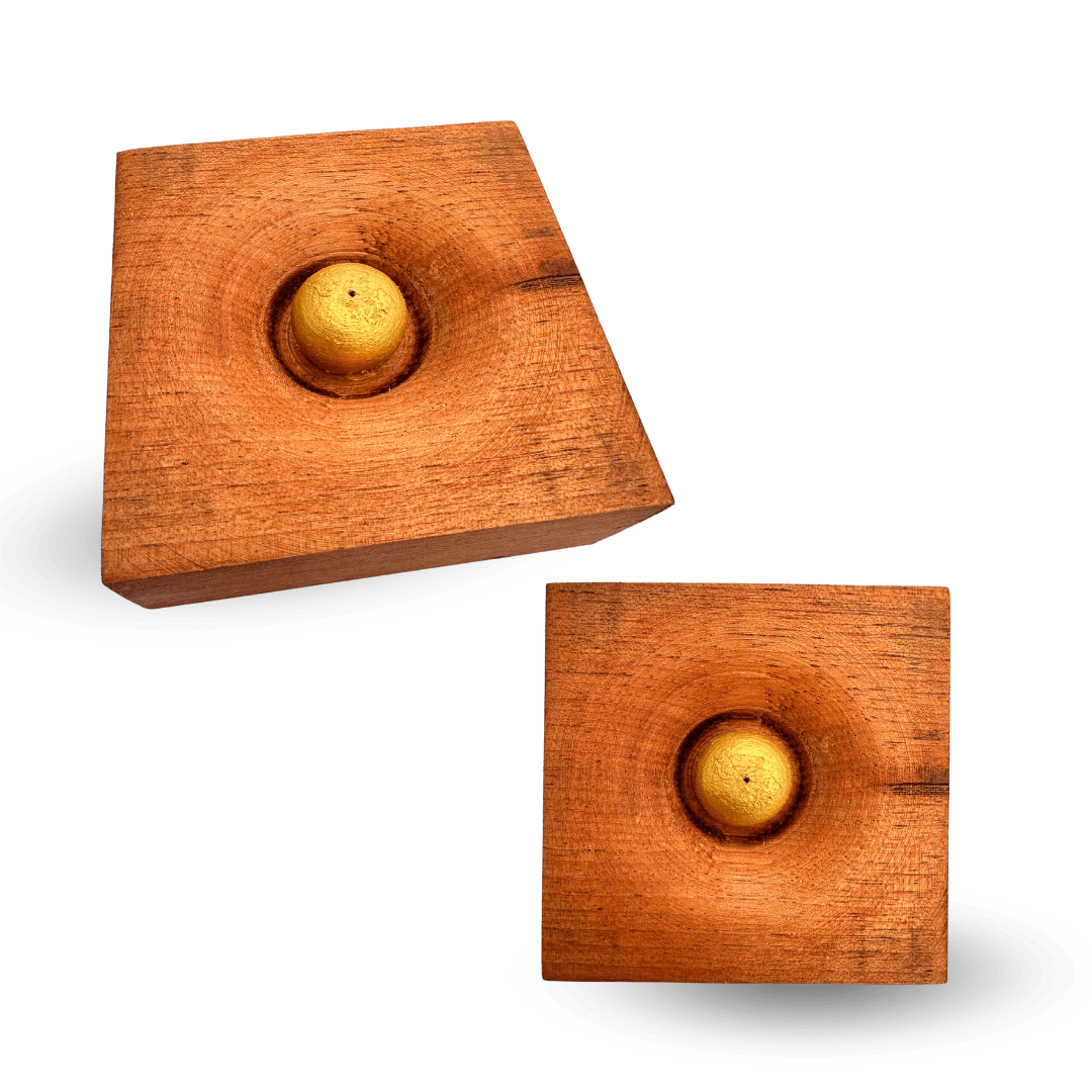 Porta Sahumerios artesanal cuadrado