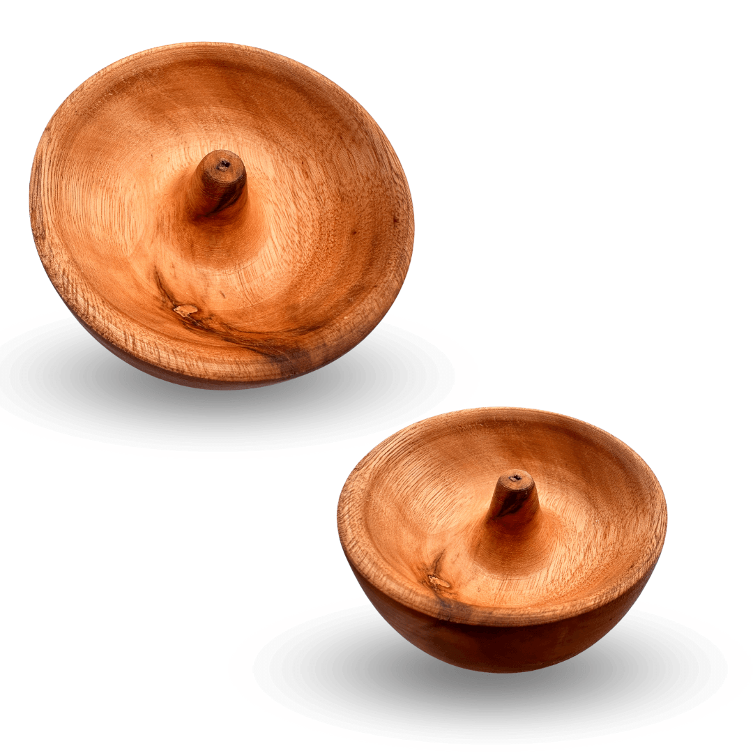 Porta Sahumerios circular en madera