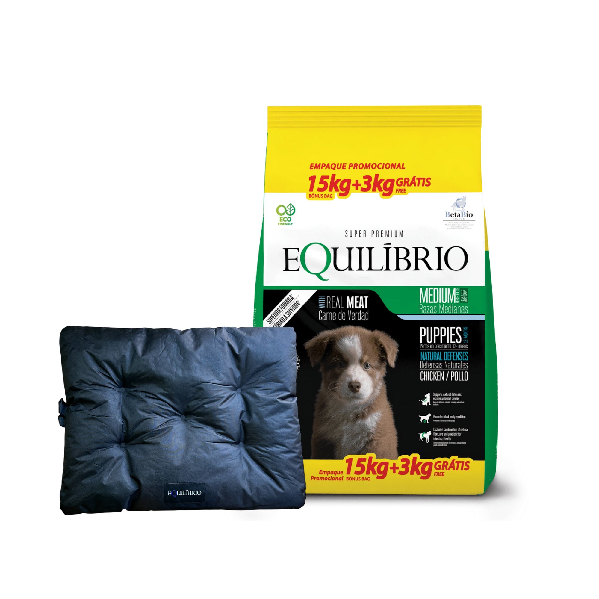 Equilibrio Cachorro All Breeds 15+3kg + Regalo!