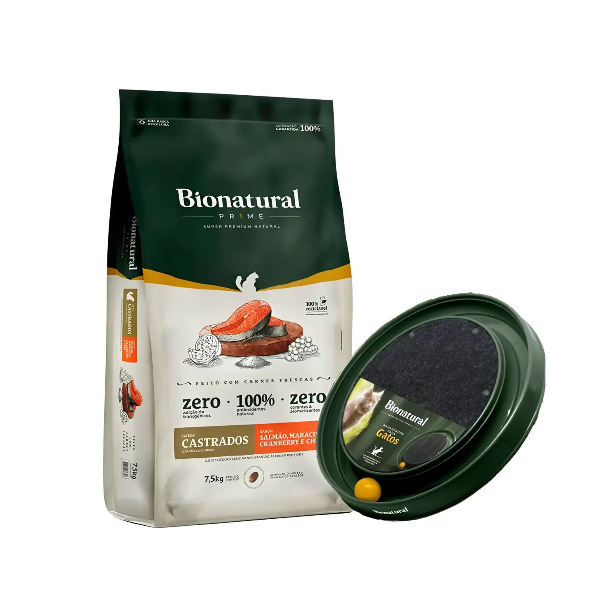 BioNatural Gato Prime Adulto Castrado Salmon 7.5 kg