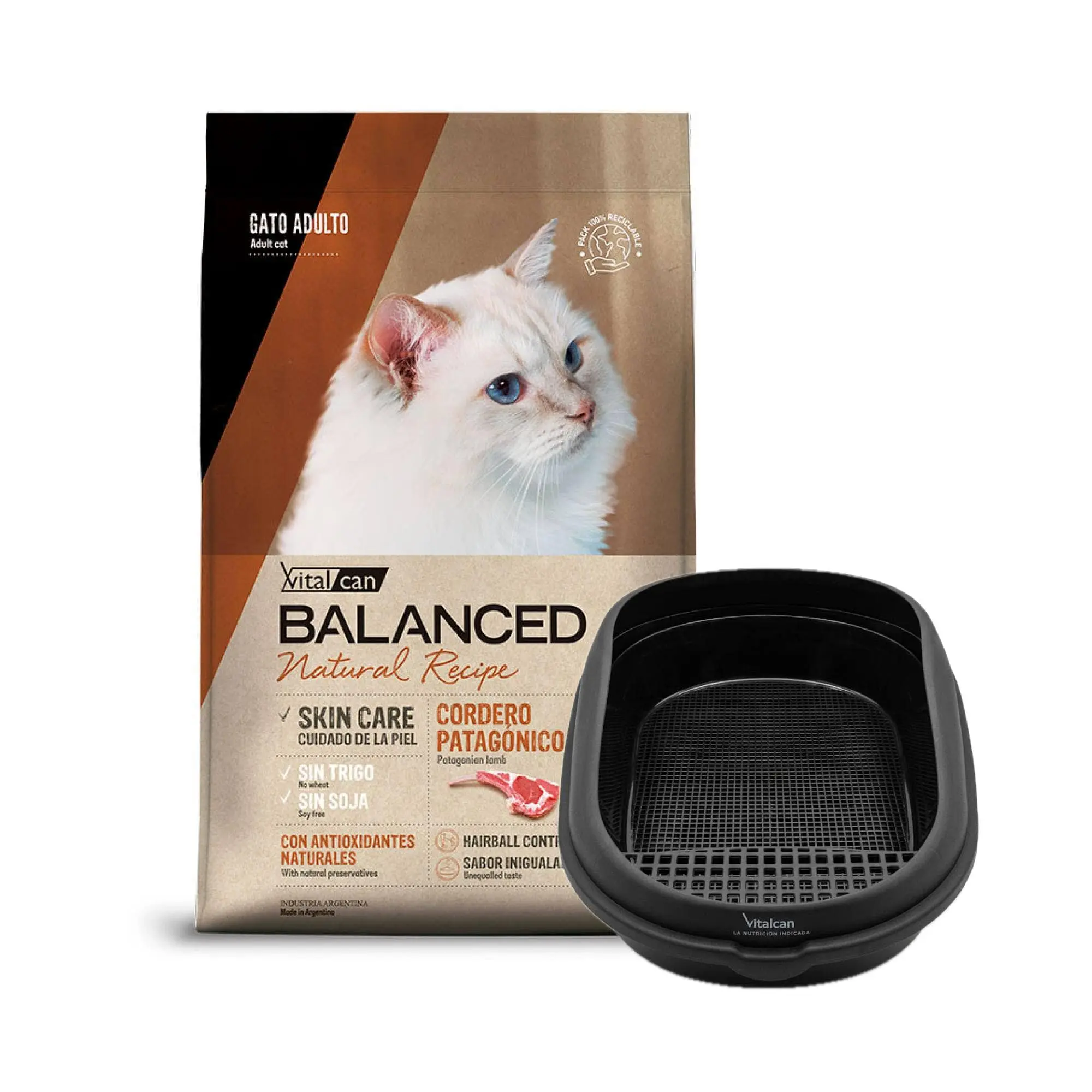 Balanced NATURAL RECIPE Gato adulto Cordero 7.5kg