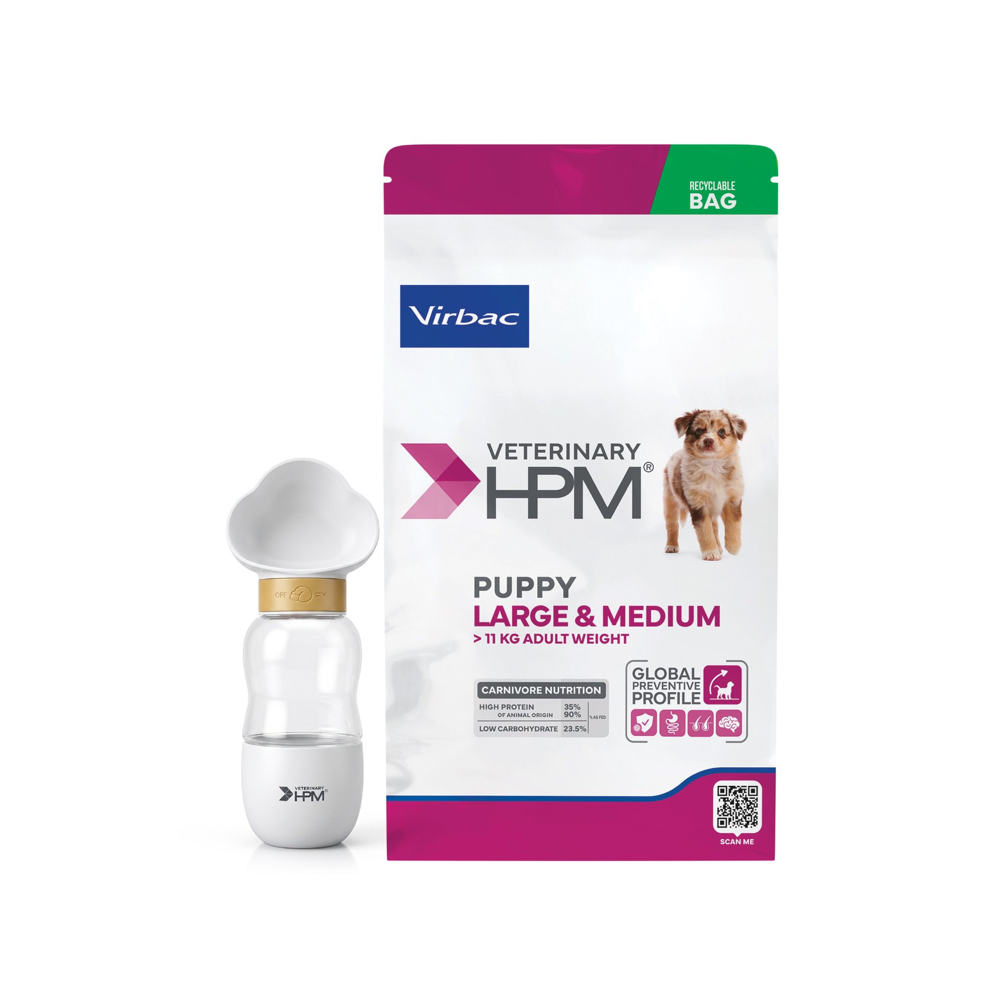 HPM Dog Virbac Baby Razas Medianas y Grandes 12kg + REGALO!