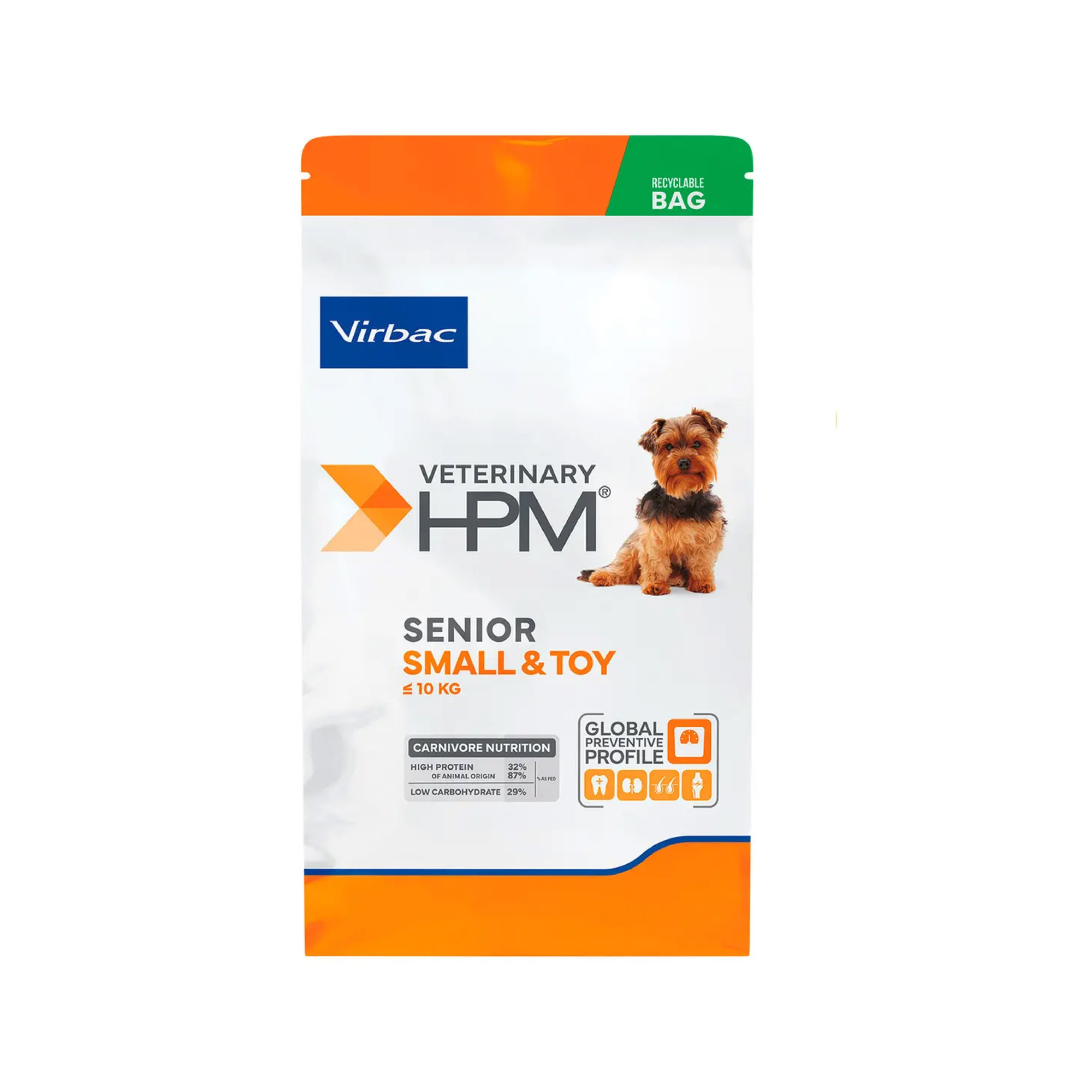 HPM Dog Virbac Senior Razas Minis y Pequeñas - 3 kg