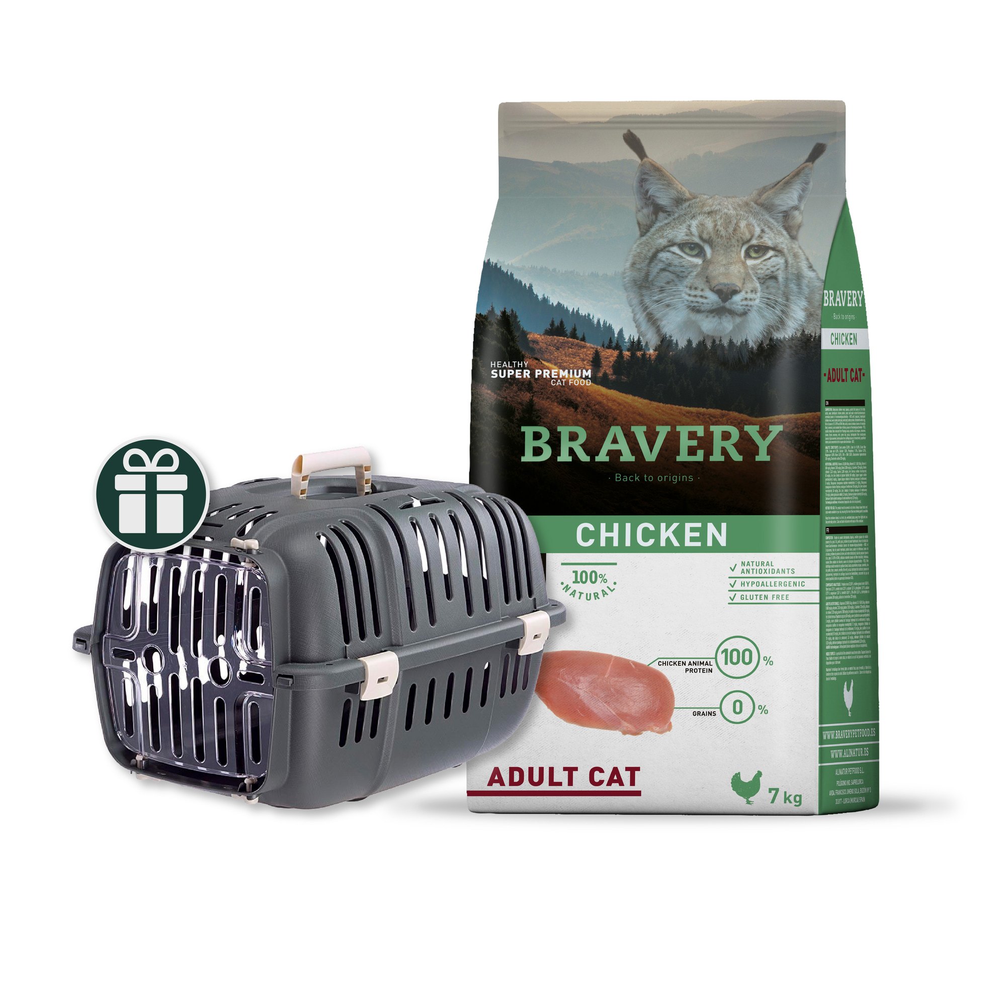 Bravery Gato Adulto Pollo 7kg
