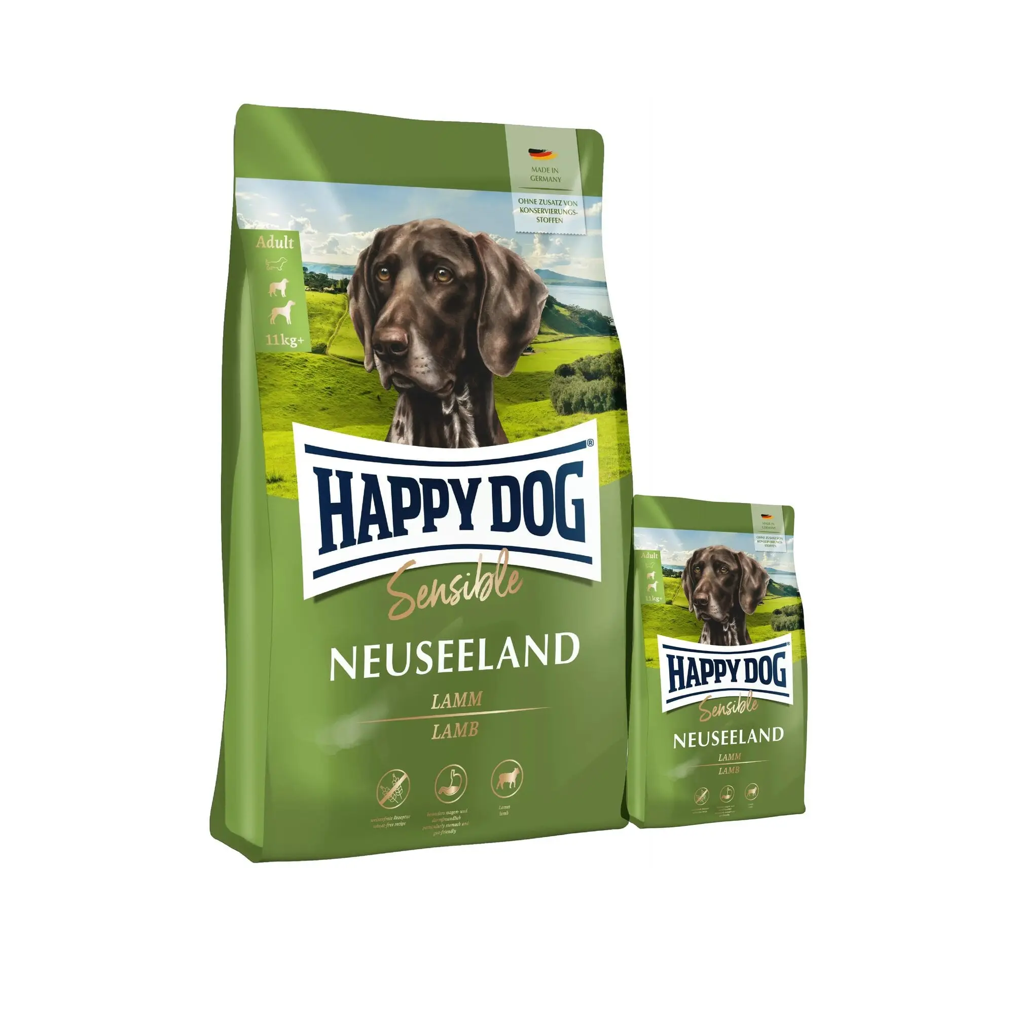 Happy Dog Nueva Zelanda Sensible 12.5 + 4kg