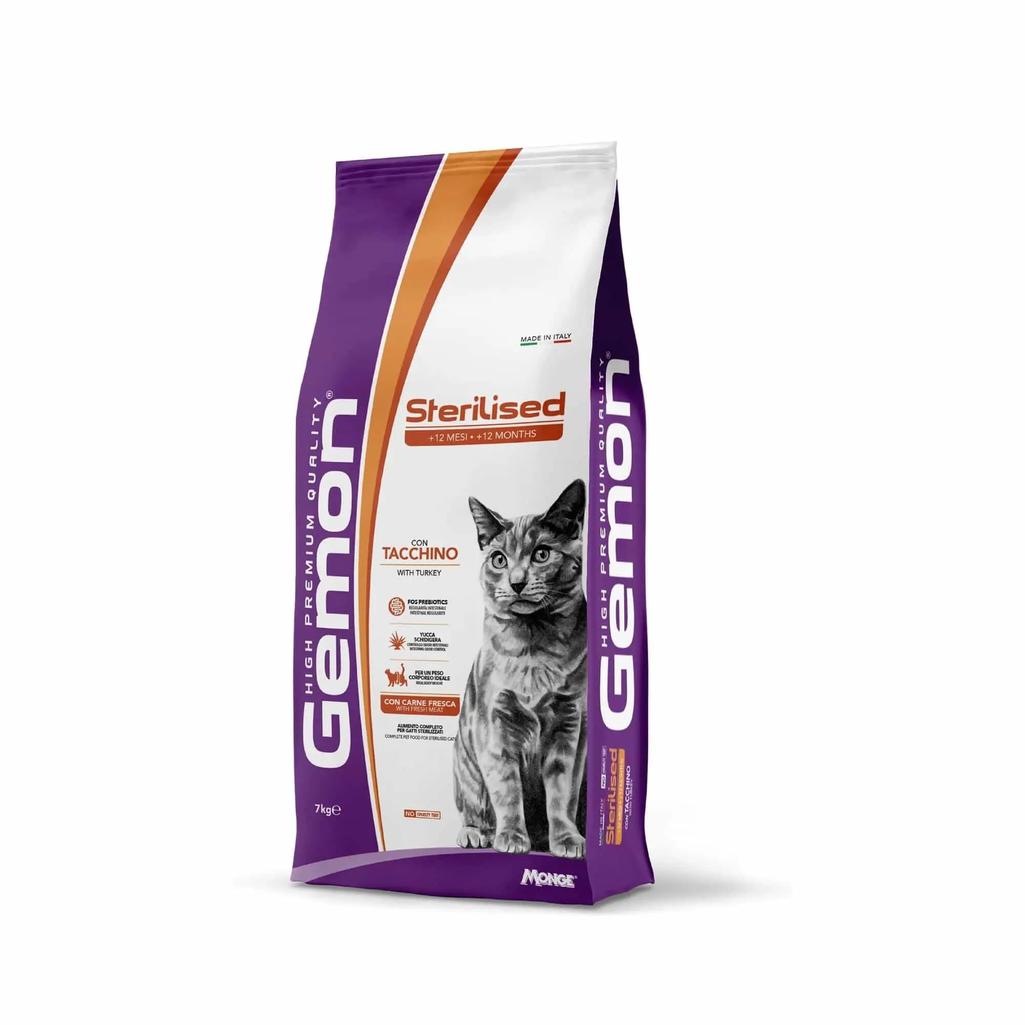 Gemon Cat Sterilised with Turkey x 7kg