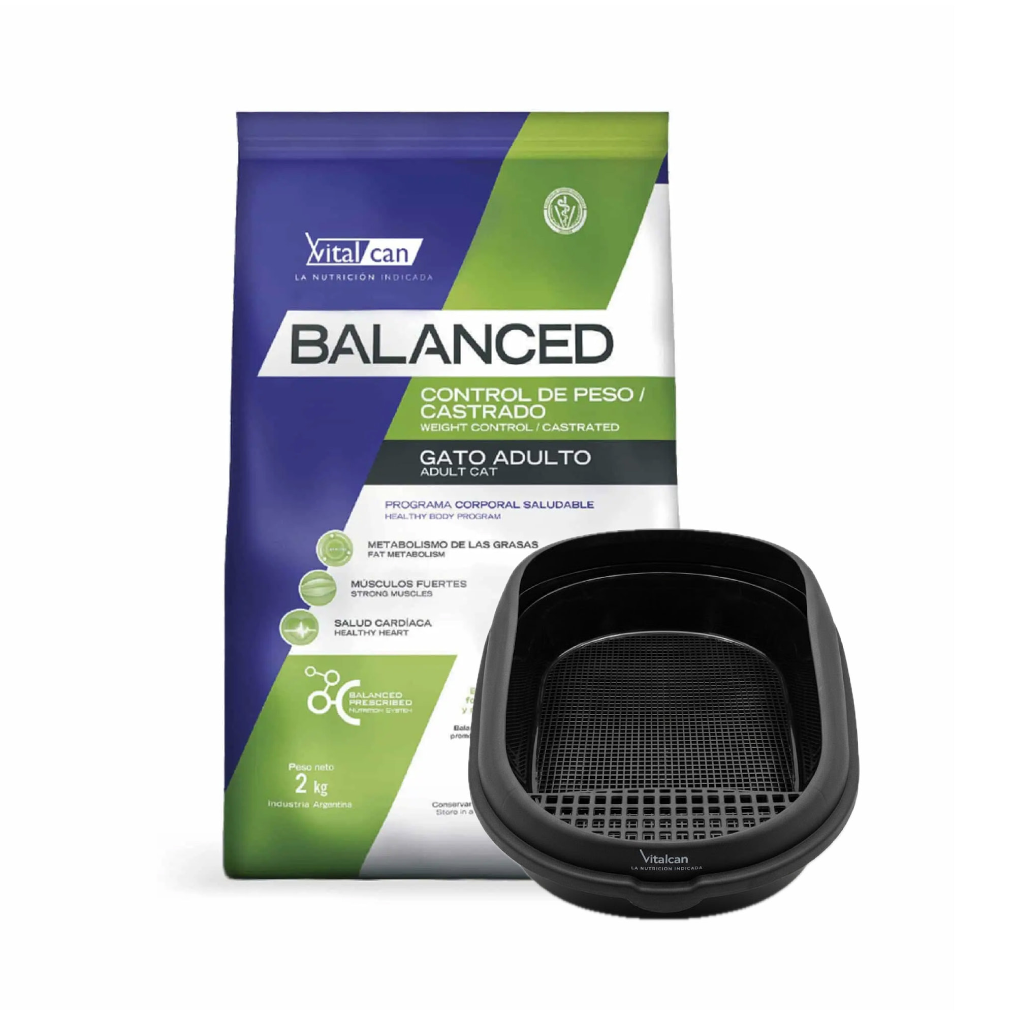 VitalCan Balanced gato adulto control de peso/castrado - 7.5kg