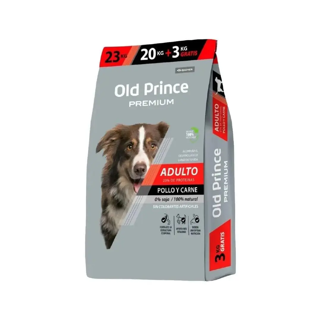 Old Prince Premium Adulto 20+3kg Pollo y Carne