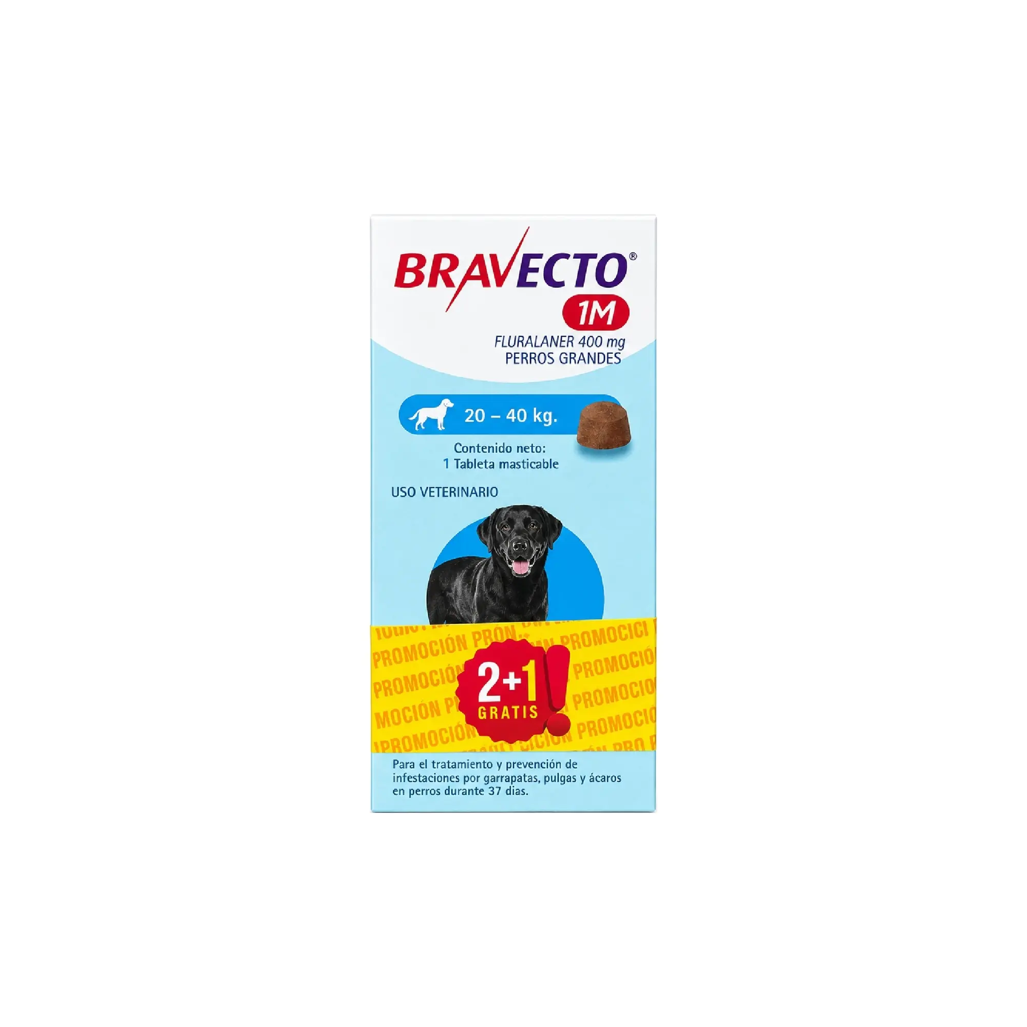 Bravecto 1 Mes De Duración 20 - 40 kg