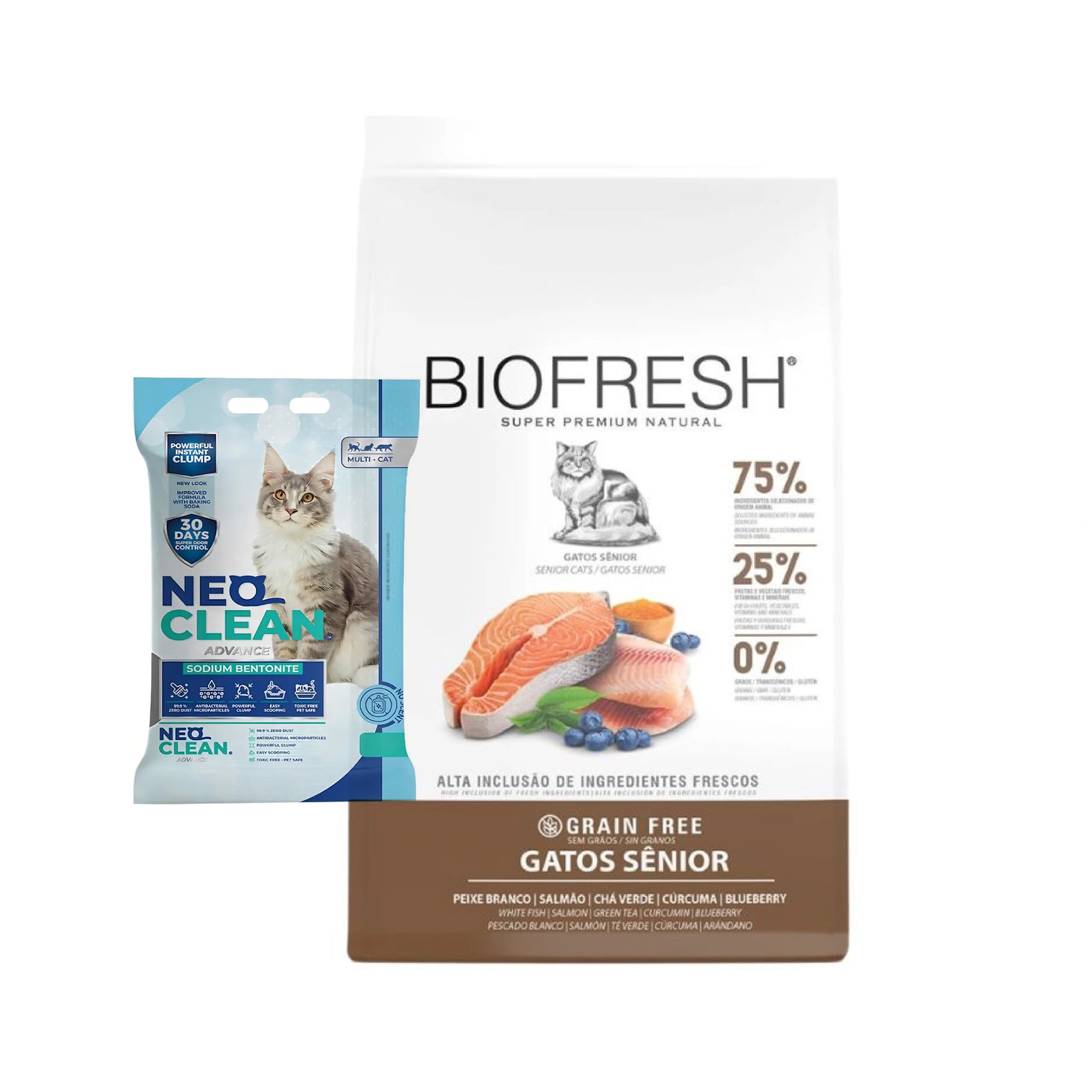 Biofresh Gato Senior Sabor Salmón 7,5 Kg + Regalo a elección!