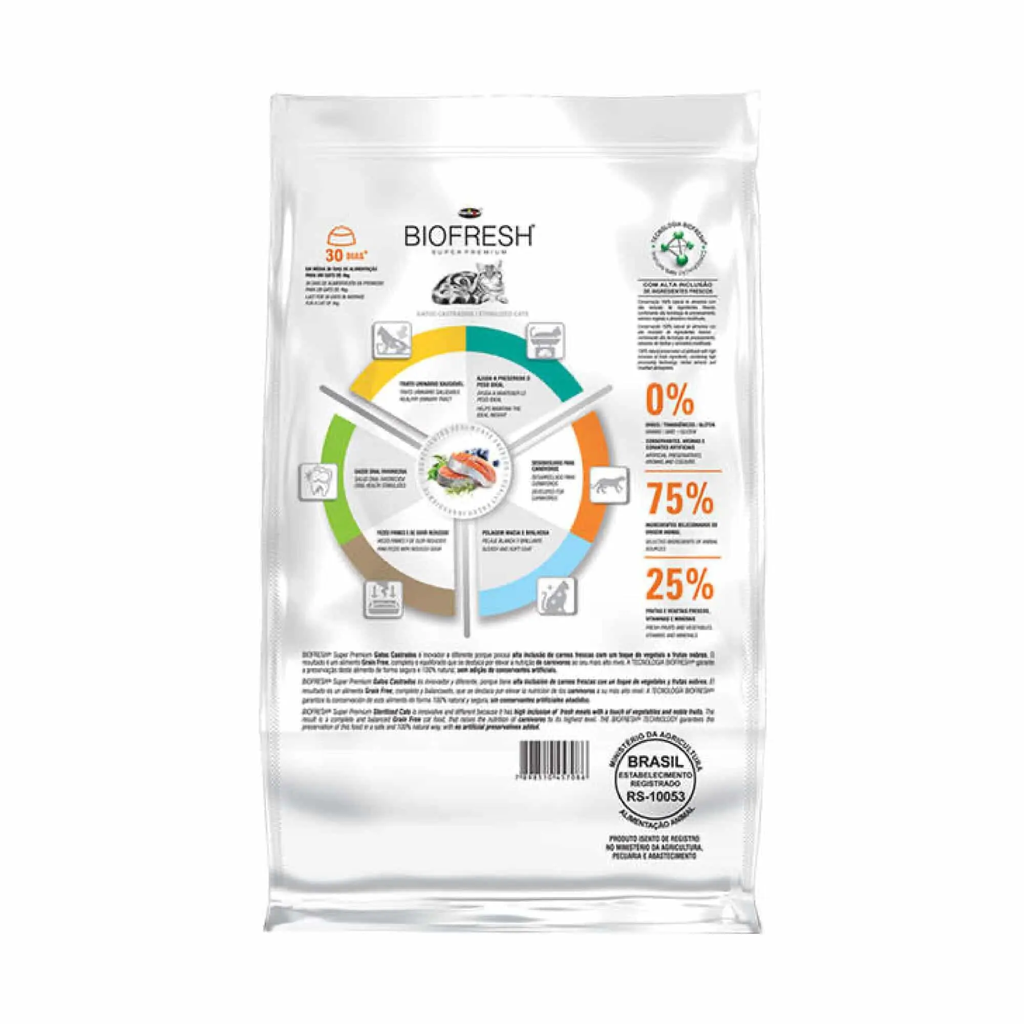 Biofresh Gatos Castrados 7.5kg + REGALOS!