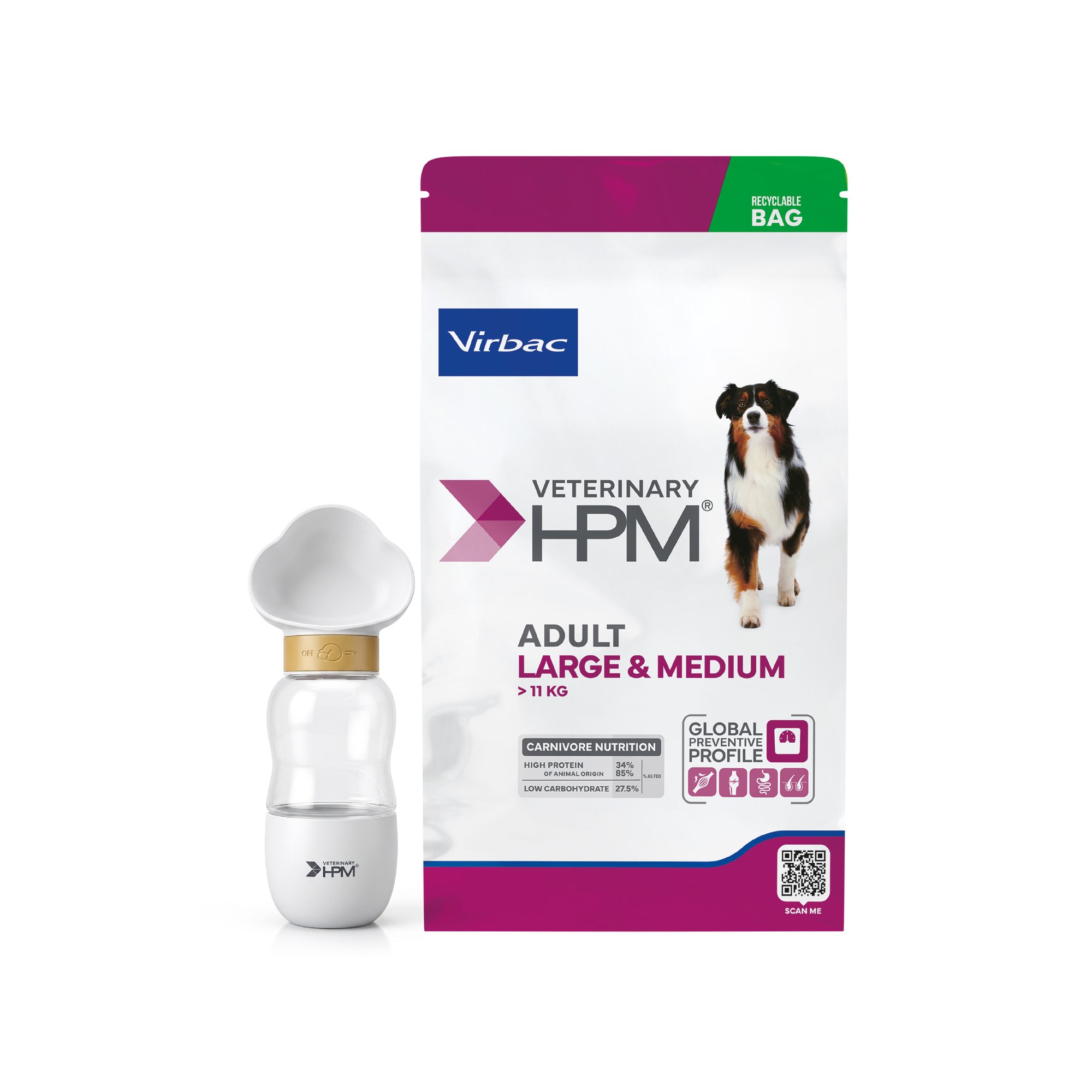 HPM Dog Adulto Razas Medianas y Grandes 12kg + REGALO!