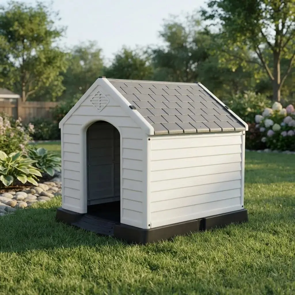 Cucha Casilla Para Perros Pepito Grande, Casita L 105x96x98h