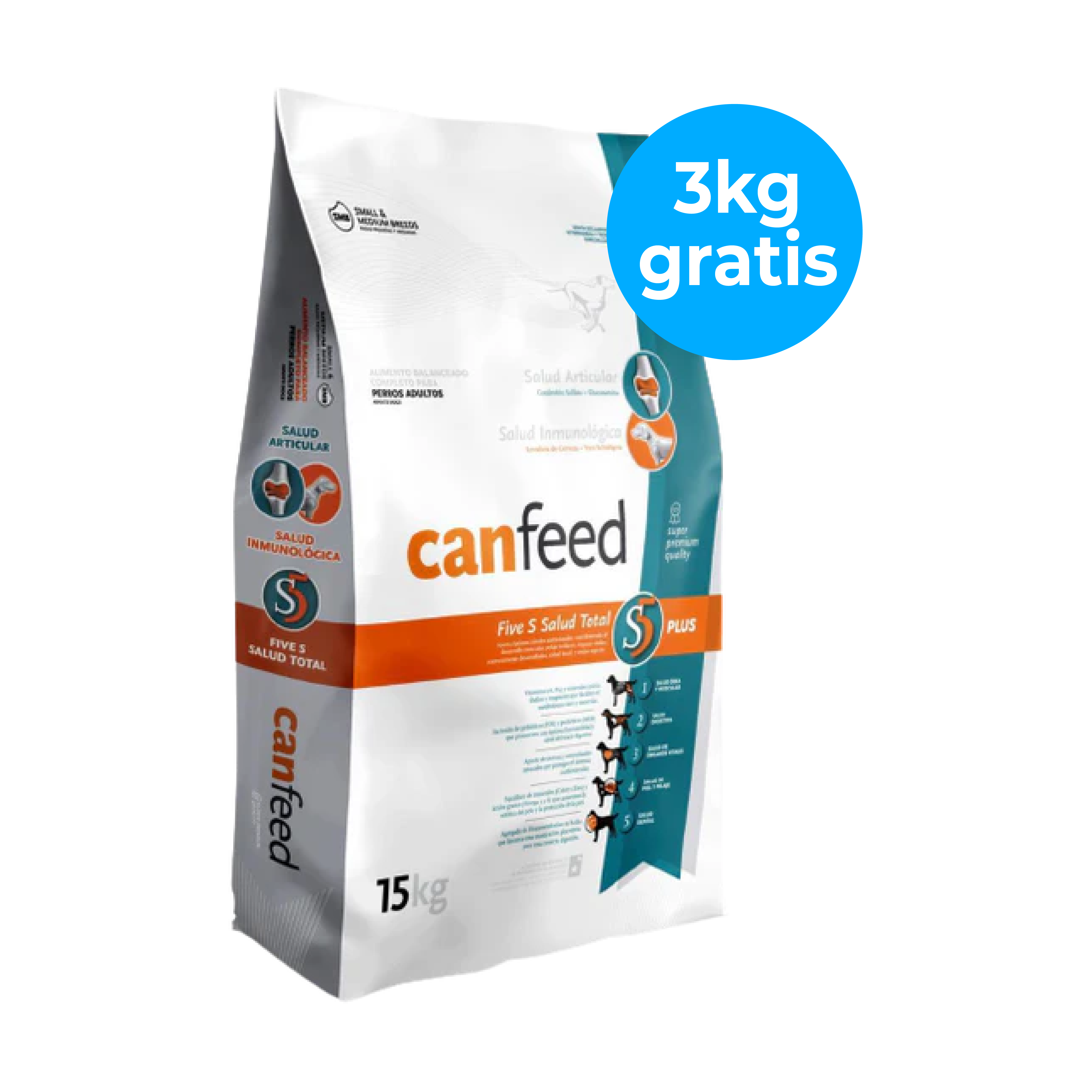 Canfeed Adulto SMB 15+3kg