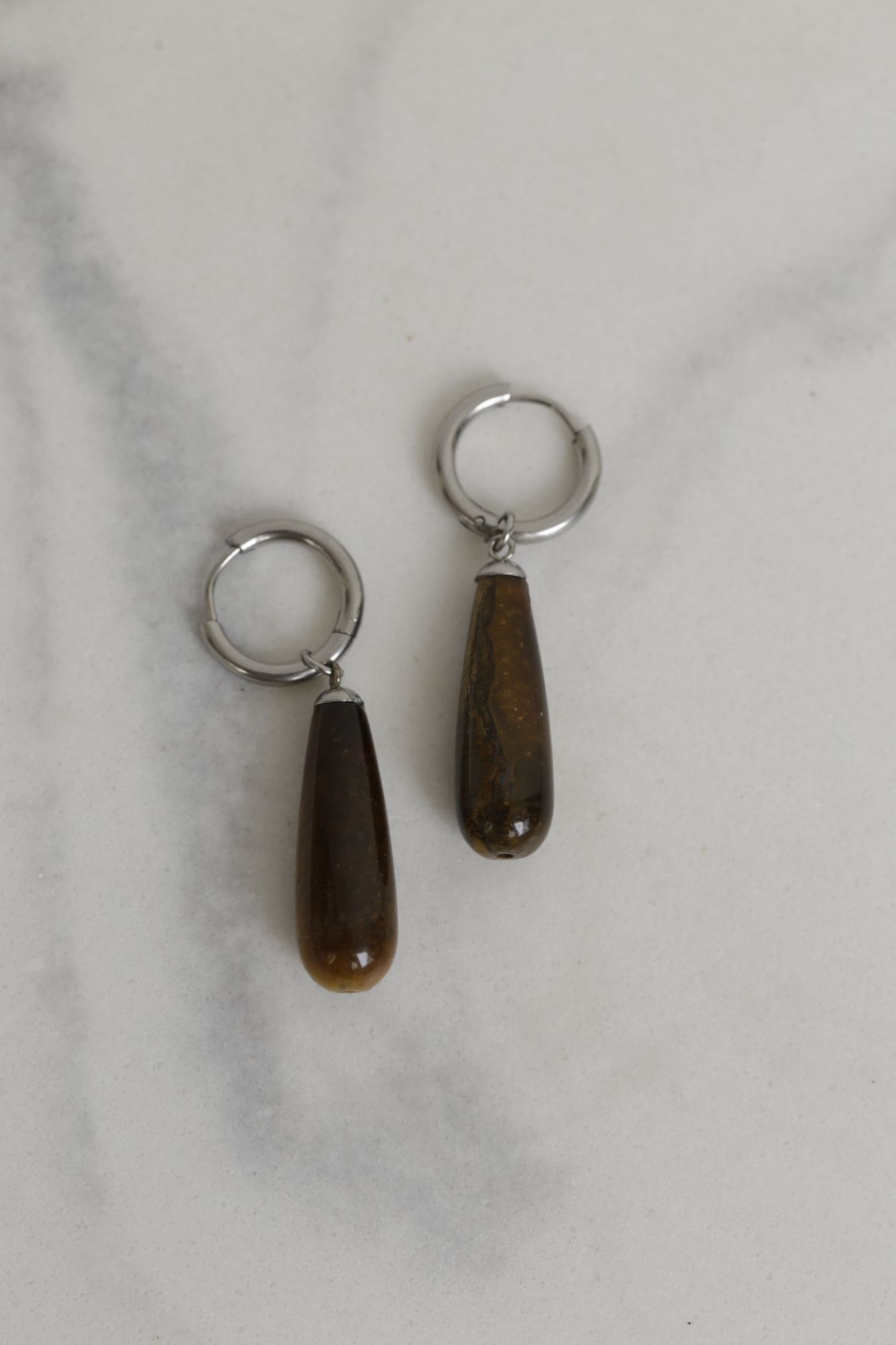 CARAVANAS GOTA STONE LARGE SILVER