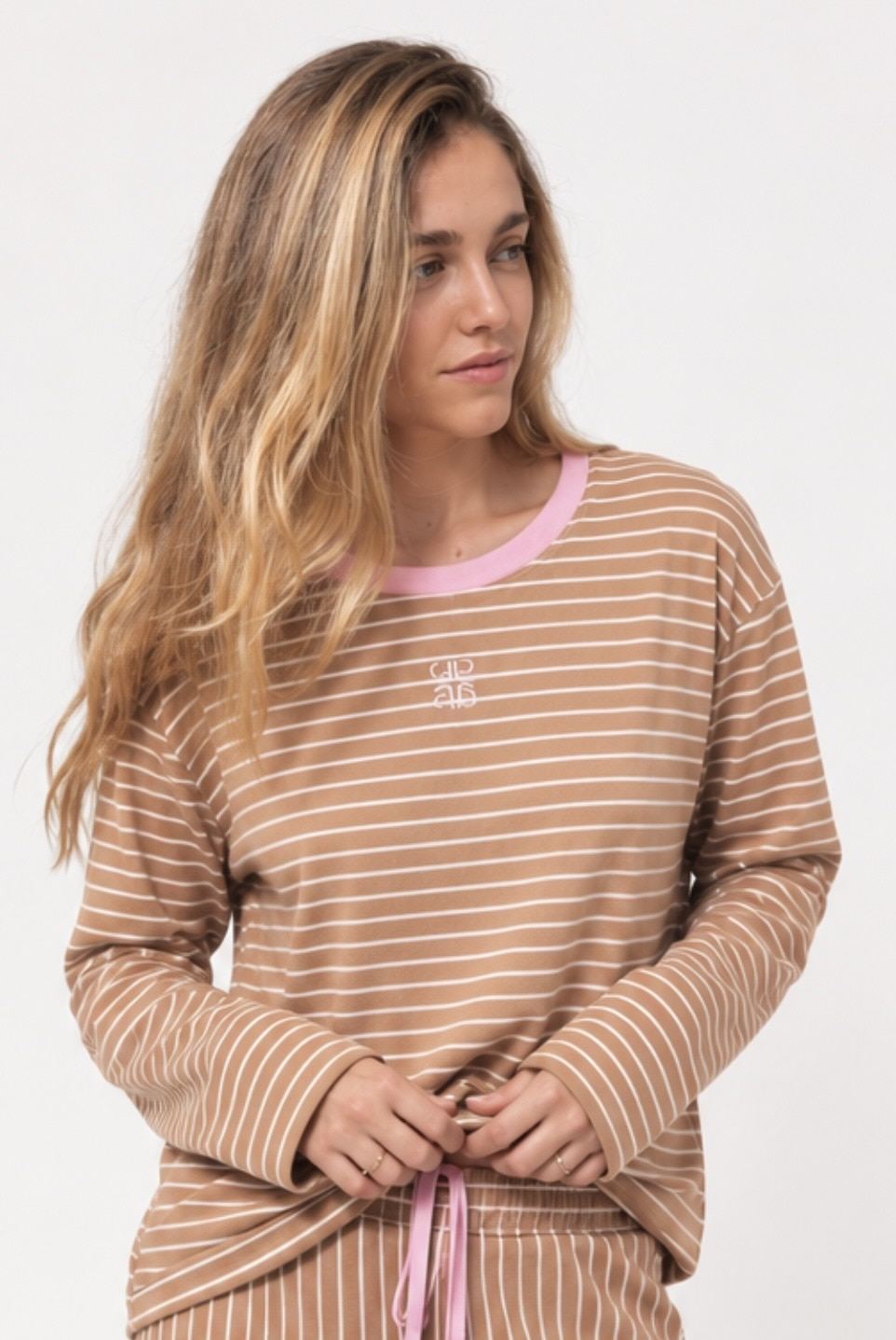 PIJAMA SET COMFY STRIPED