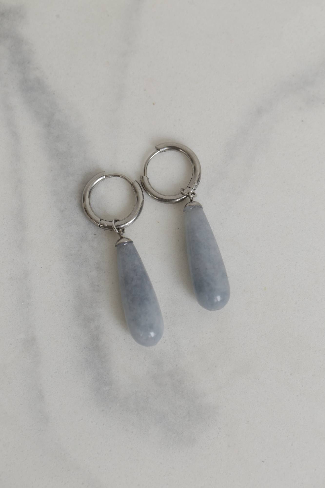 CARAVANAS GOTA STONE LARGE SILVER