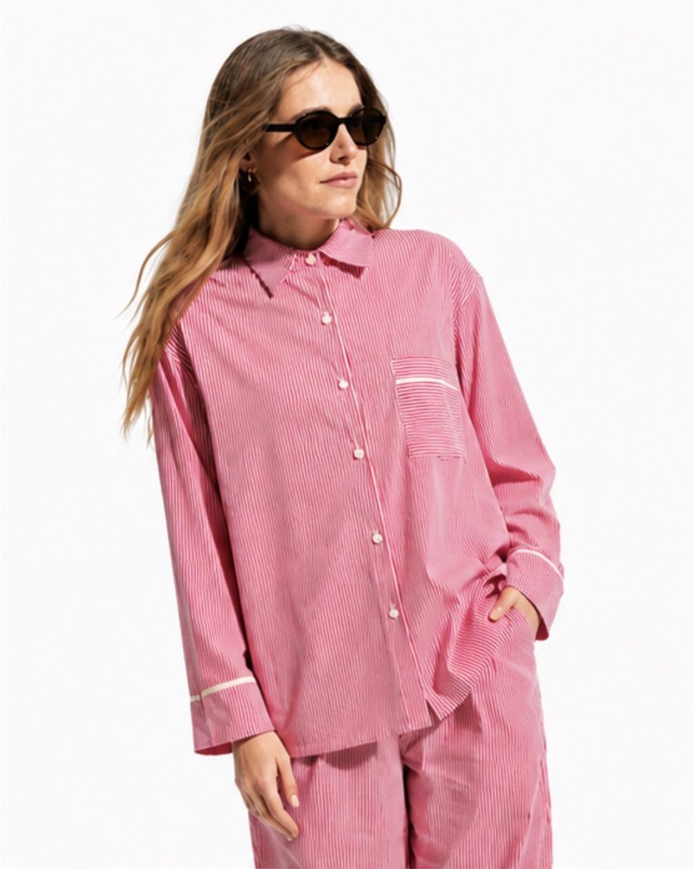 PIJAMA SET SUNDAY STRIPED