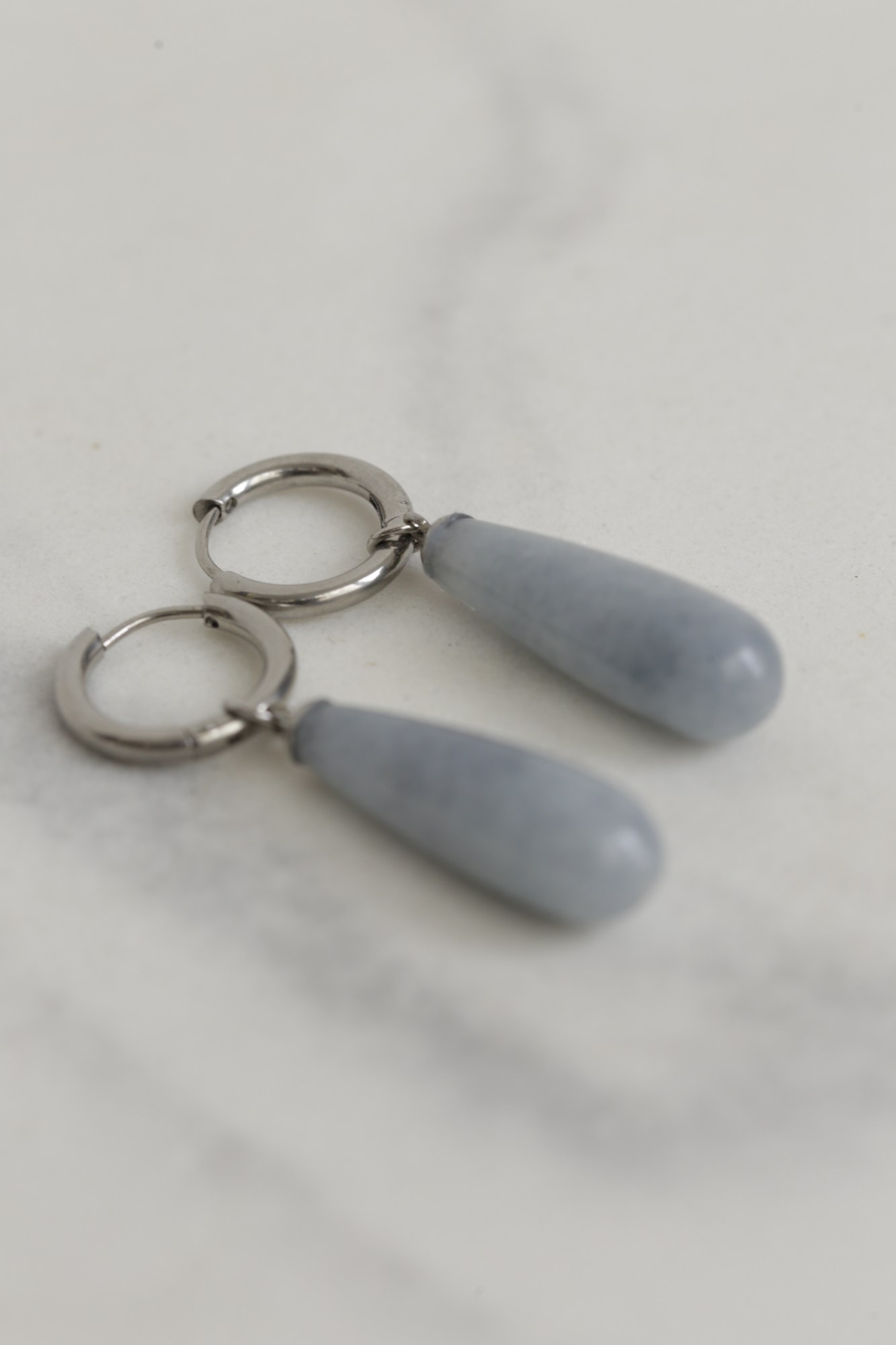 CARAVANAS GOTA STONE LARGE SILVER