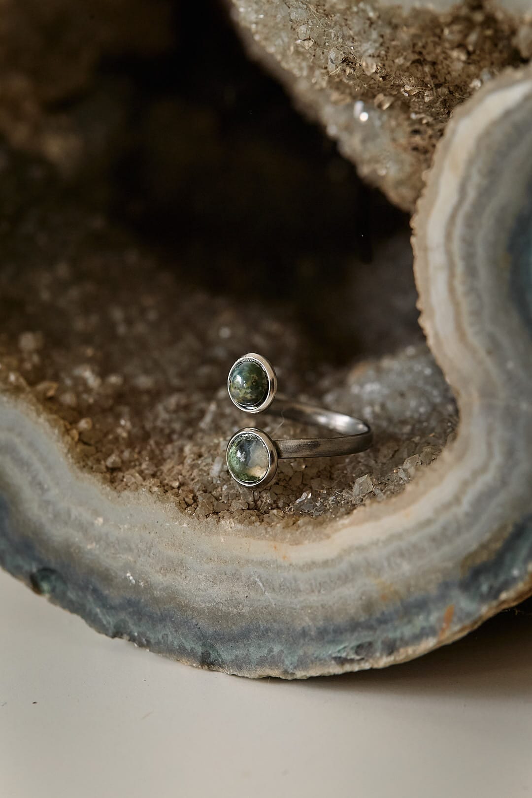 ANILLO AJUSTABLE STONE SILVER
