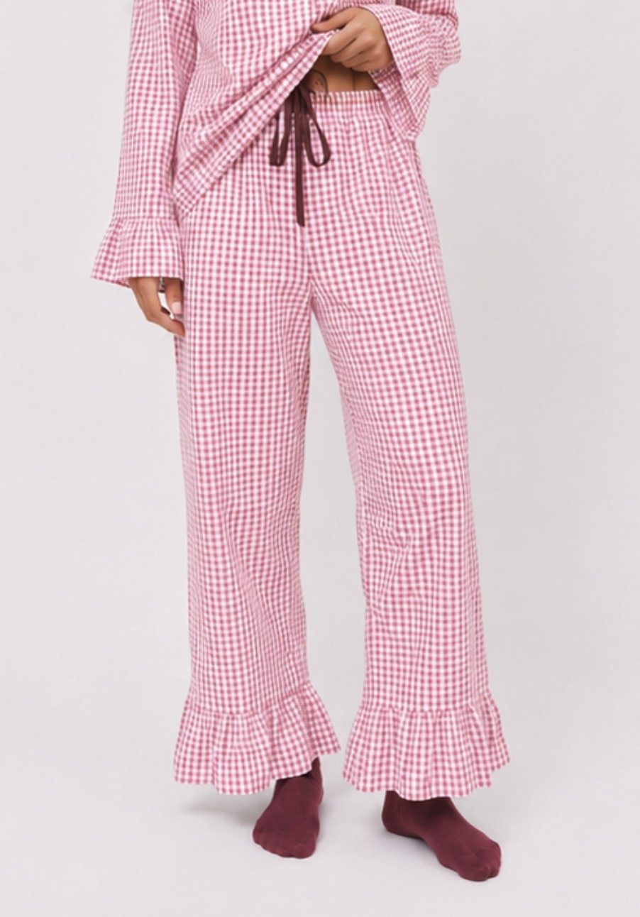 PIJAMA SET SOFT CUADROS